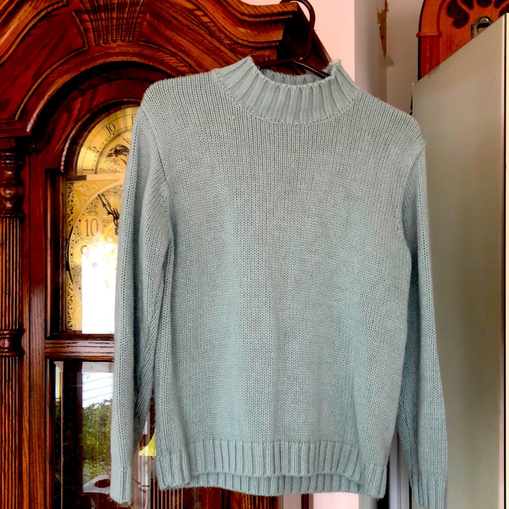 Sweater mock turtleneck